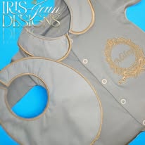 Blue and Beige Main Frame Set