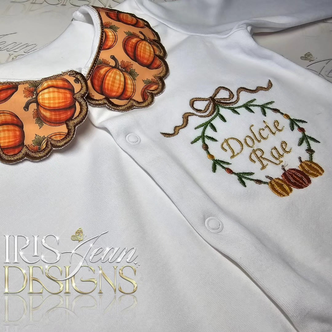 Autumn Pumpkins Baby Grow