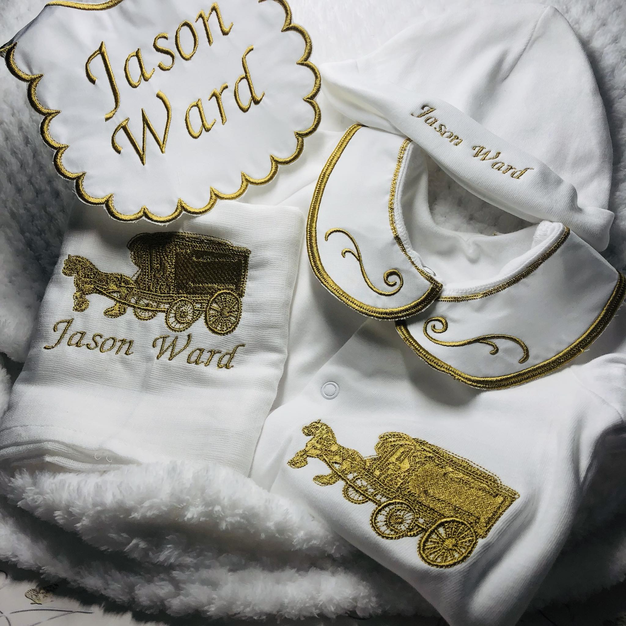 Gold Wagon Set