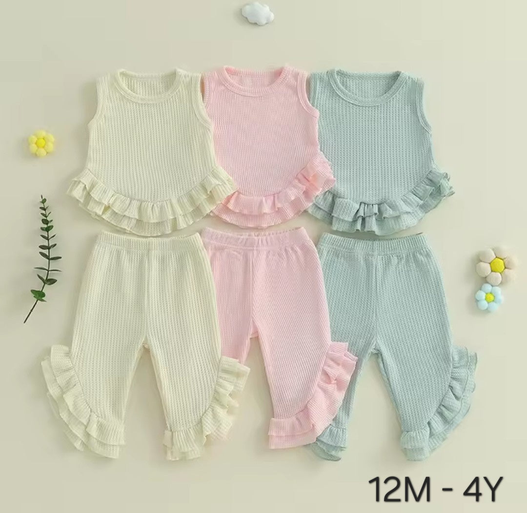 Girls Frilled Summer Sets