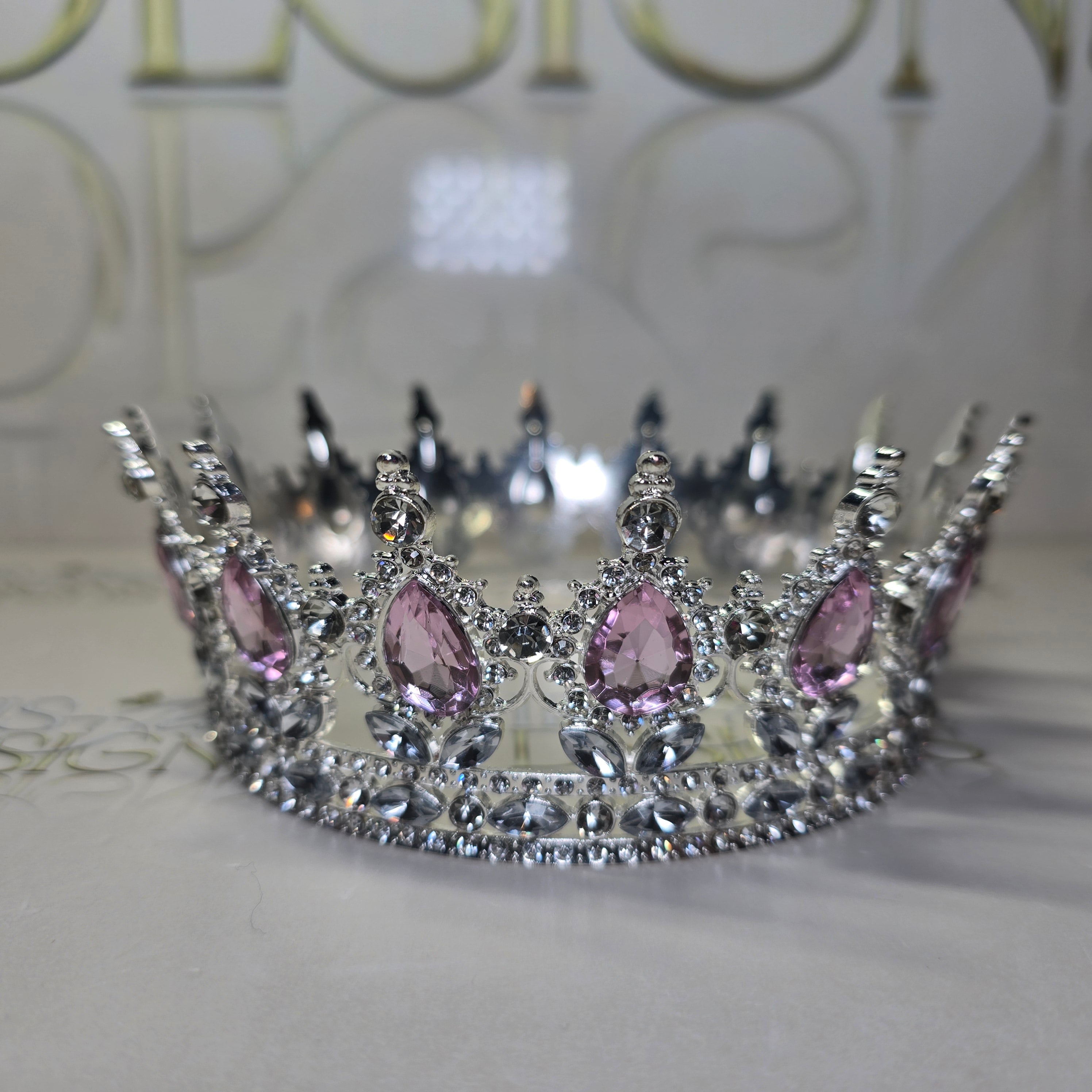 Large Pink Crown Photo Prop