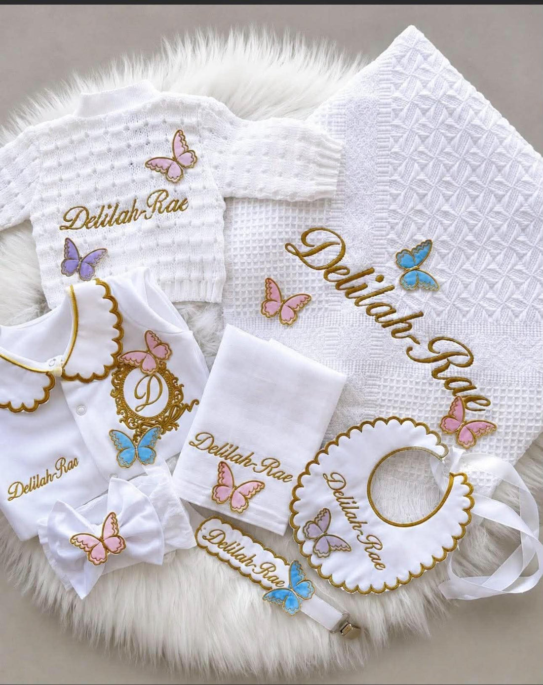 Butterfly Frame Baby Hospital Set