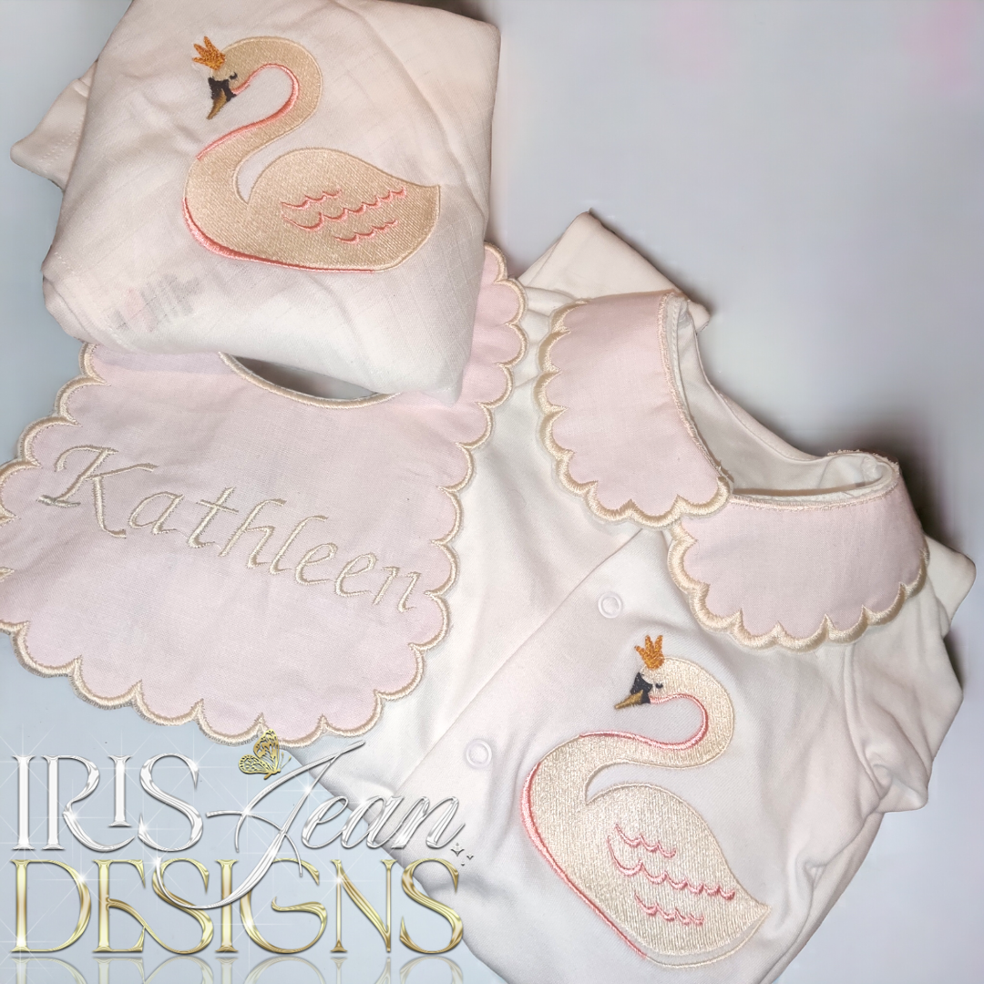 Swan Embroidery Set