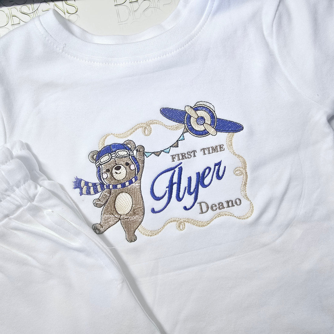First Time Flyer Shorts and T-Shirt Set