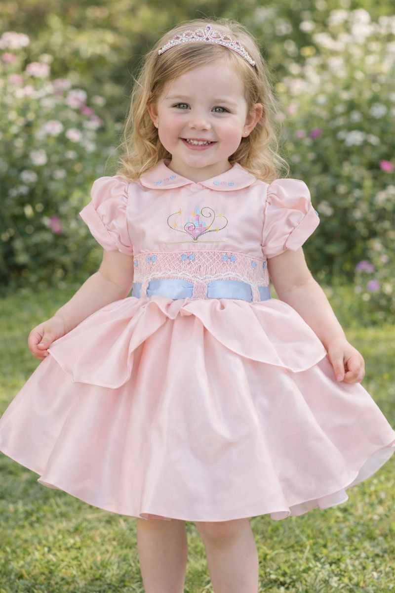 Princess Castle Smocked Dress – My Store Princess Castle Smocked Dress – My Store