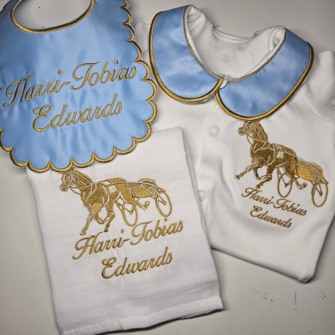 Baby Boys Cart and Horse Set