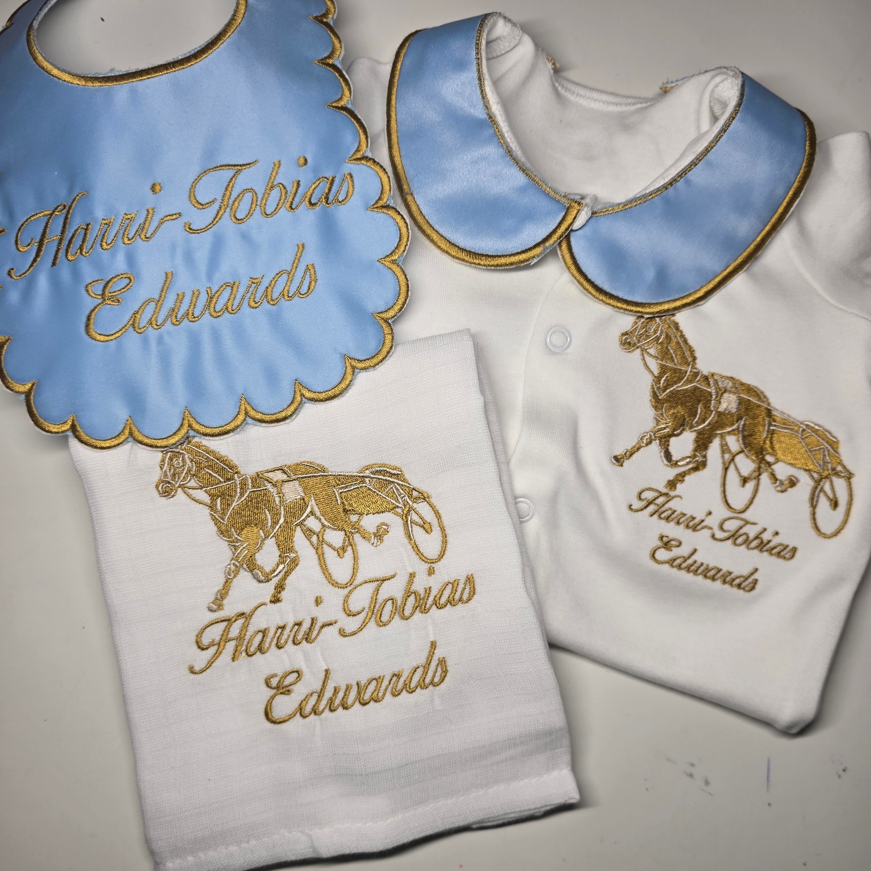 Baby Boys Cart and Horse Set