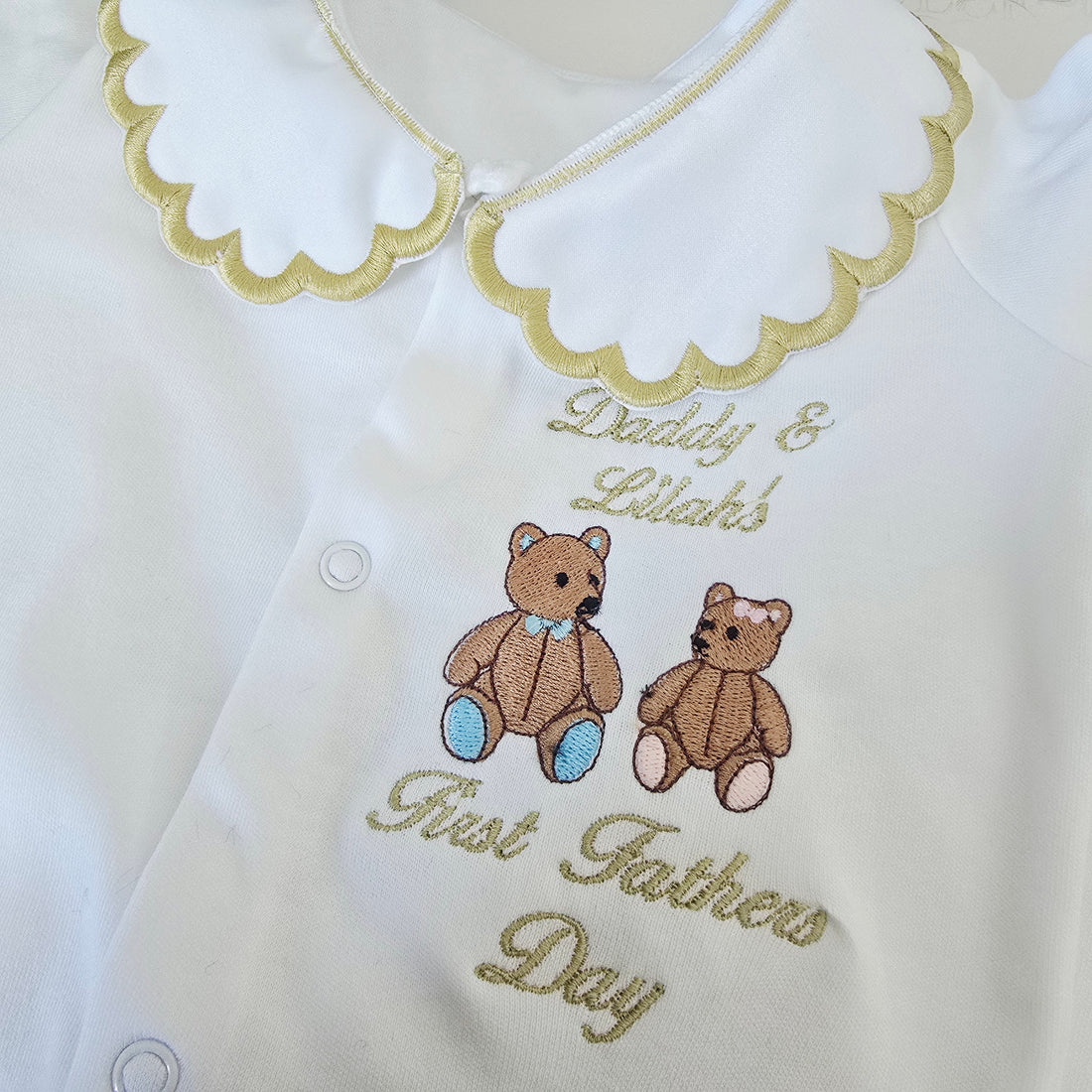Fathers Day Baby Grow Girls