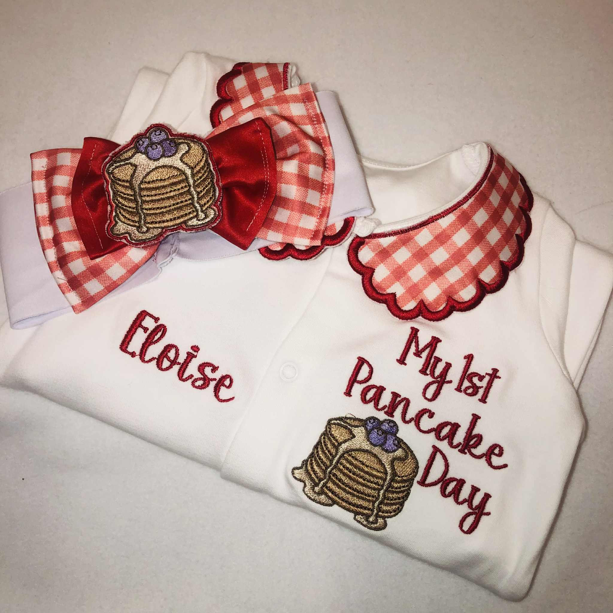 Pancake Day Sleepsuit or Pyjamas