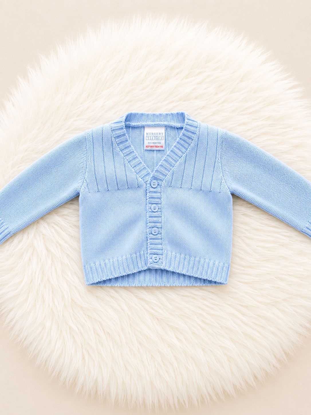 Baby Blue Knitted Cardigan