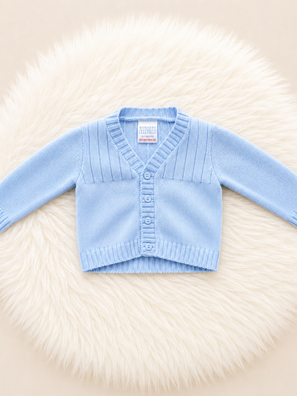 Baby Blue Knitted Cardigan