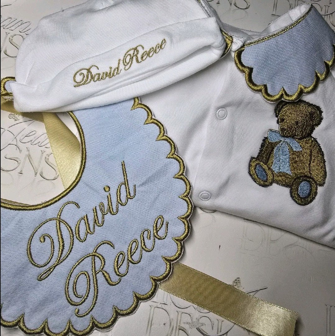 Gold &amp; Brown Bear Set