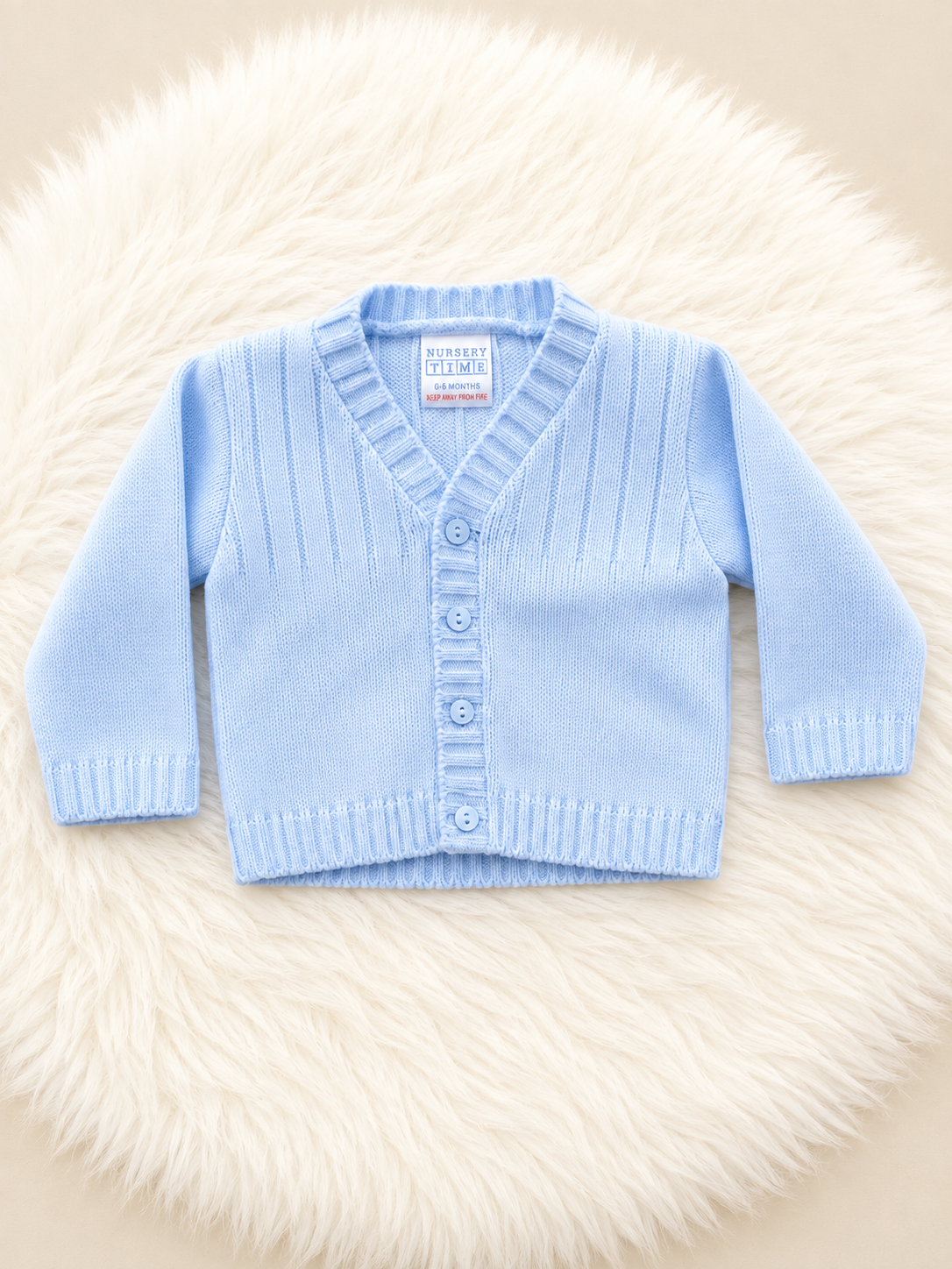Baby Blue Knitted Cardigan
