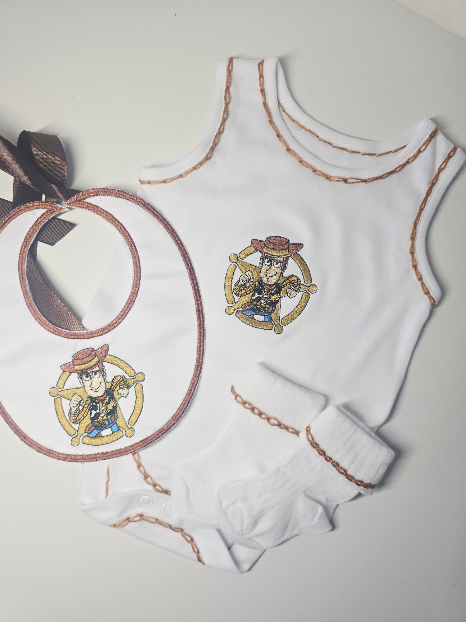 Sheriff Brown Vest Set - Perfect Summer Outfit