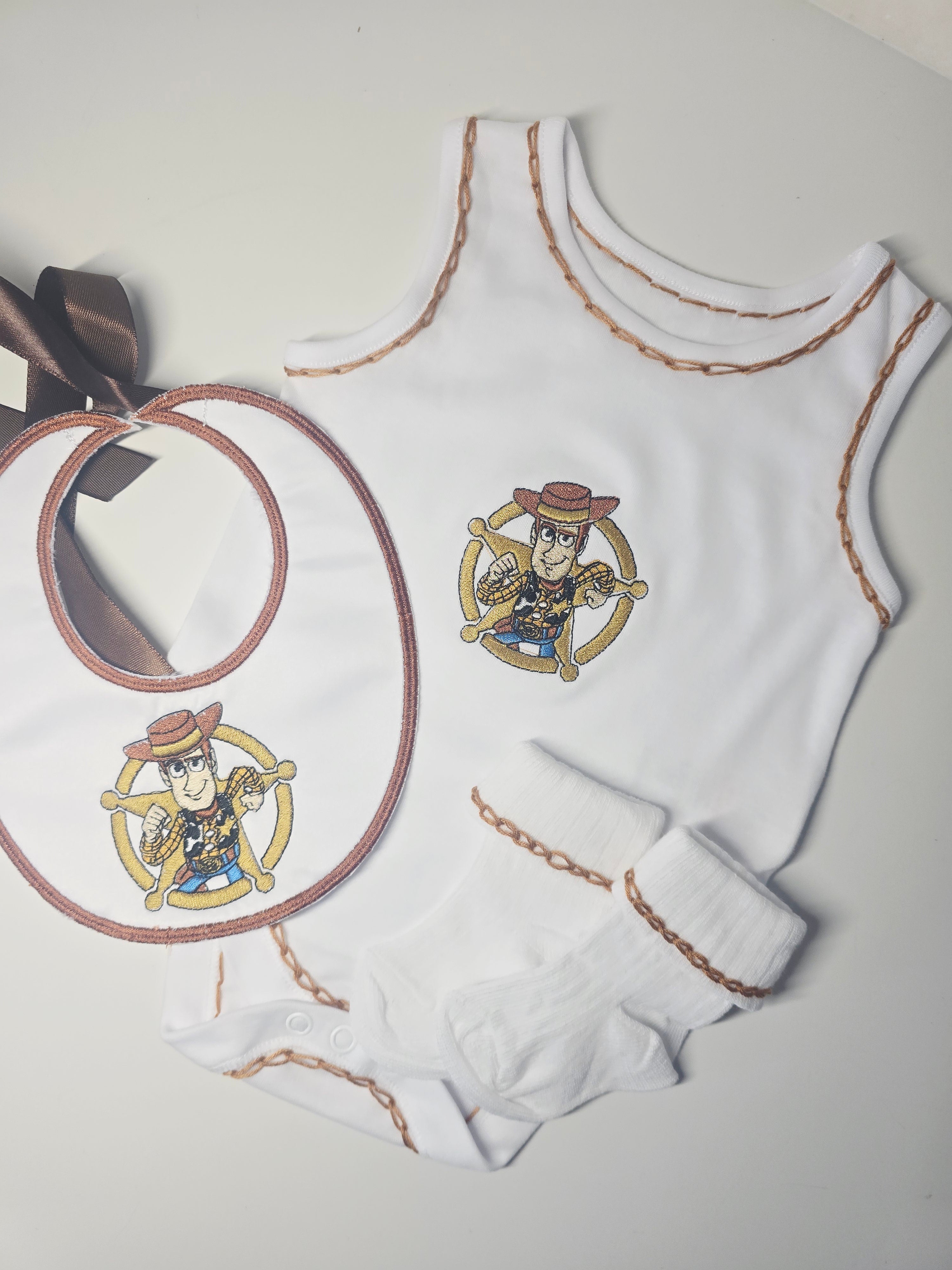 Sheriff Brown Vest Set - Perfect Summer Outfit