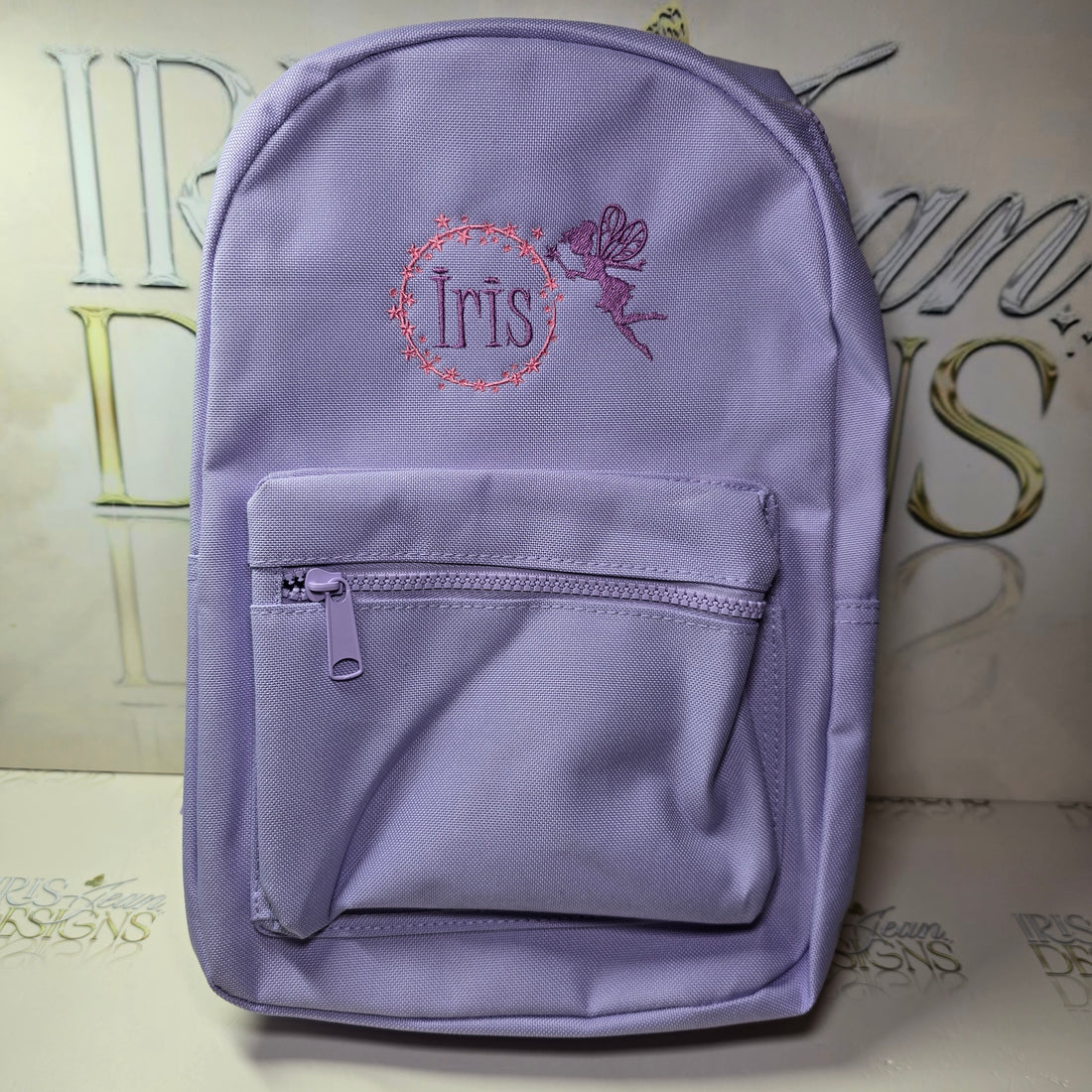 Embroidered Small Backpack