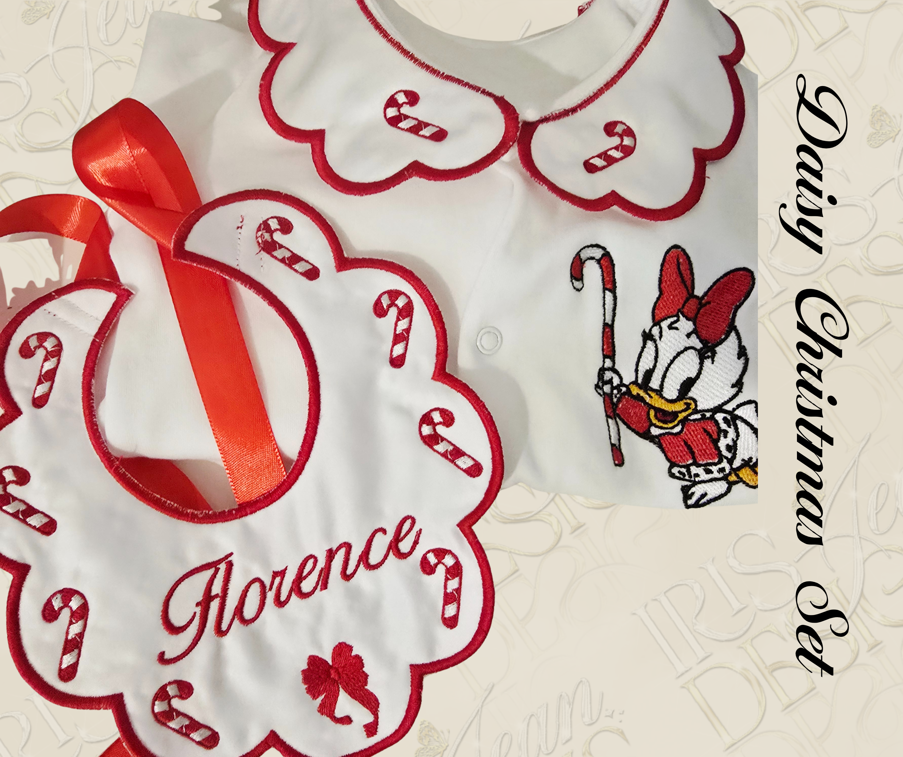 Girl Duck Candy Cane Christmas Set