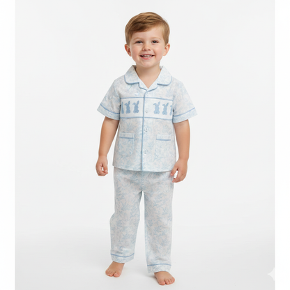 Boys Easter Smocked Pyjamas