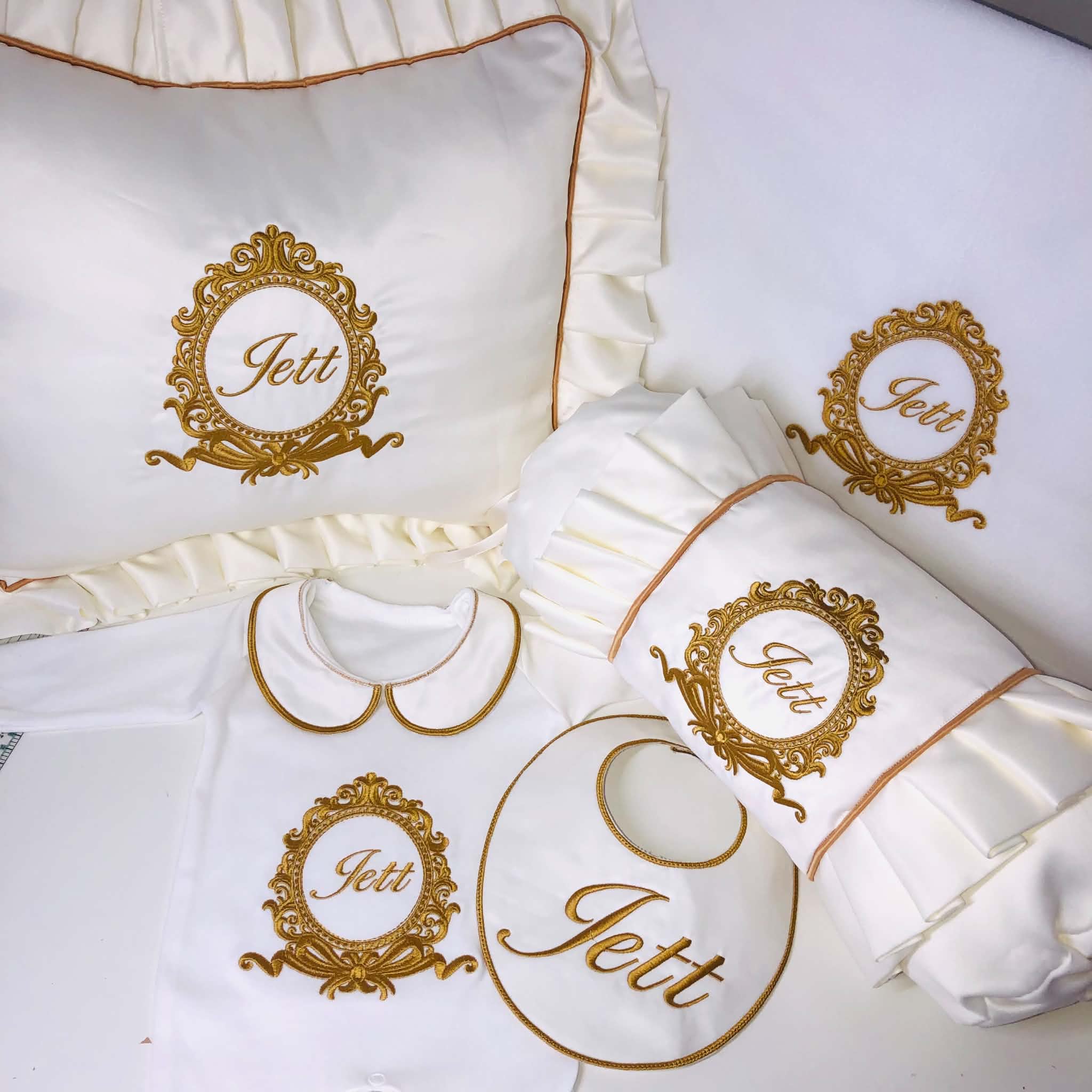 Gold and Ivory Baby Hospital Set