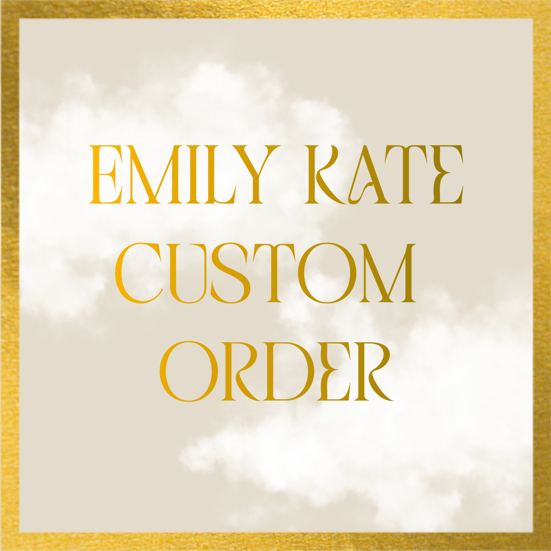Pedido Personalizado de Emily Kate