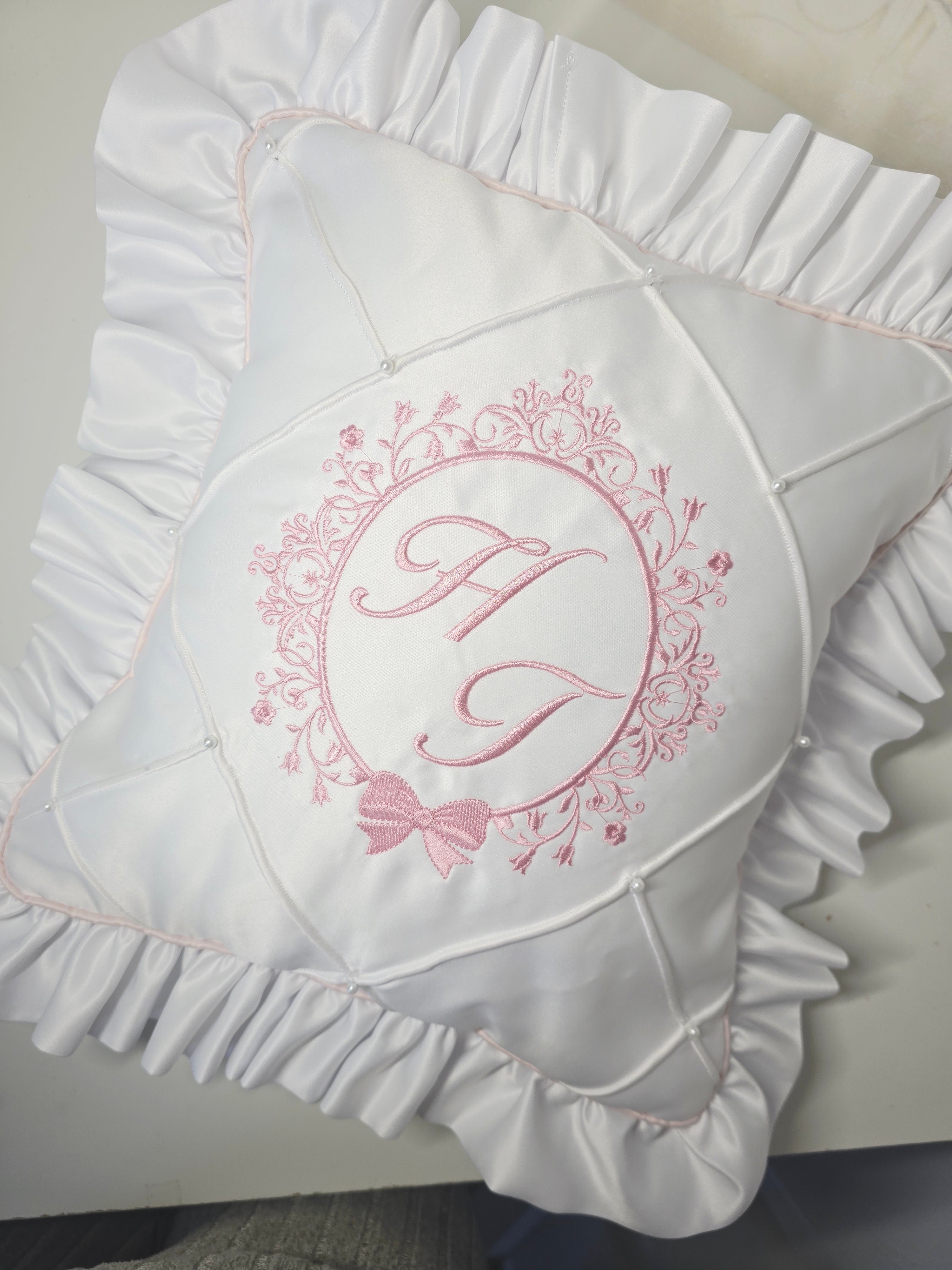 Frilled Cushion to match any set