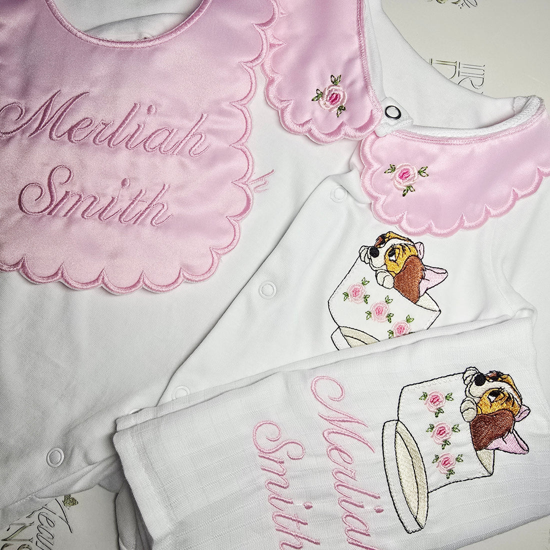 Lady Pink Embroidery Set