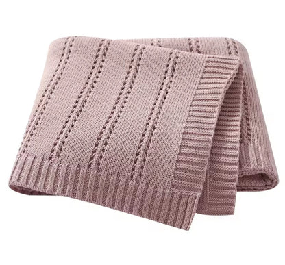 Knitted Blankets - Name Can Be Embroidered