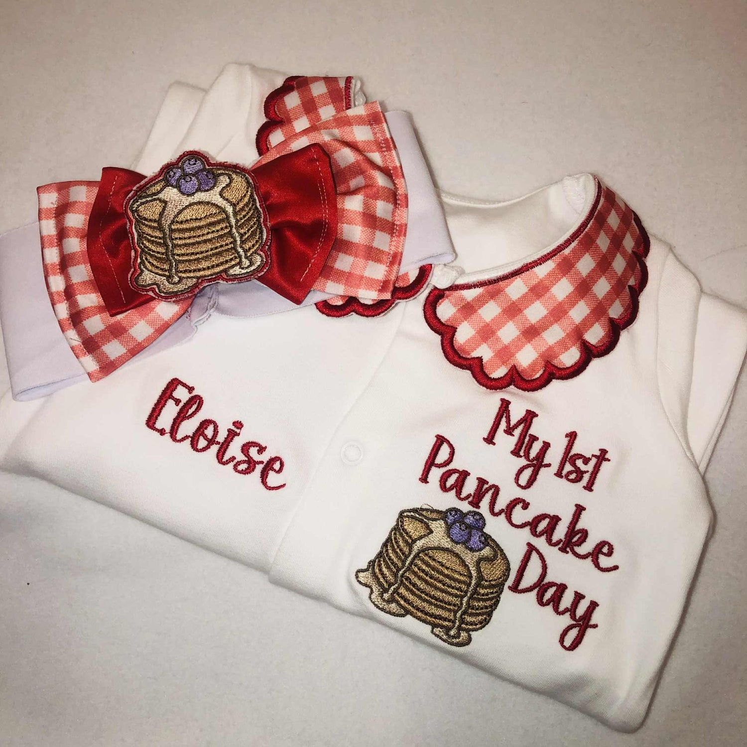 Pancake Day Sleepsuit or Pyjamas